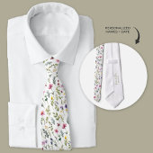 Boho Wildblumen Neck Tie Krawatte