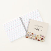 Boho Wildblumen Notizblock (Innenseite)