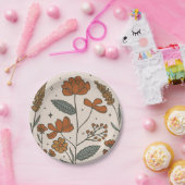 Boho Wildblumen Paper Teller (Party)