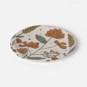 Boho Wildblumen Paper Teller (Schrägansicht)