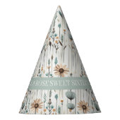 Boho Wildblumen Partyhütchen (Vorderseite)