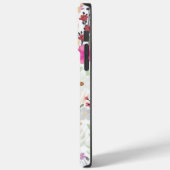 Boho Wildblumen Pink Floral Case-Mate iPhone Hülle (Rückseite / Links)