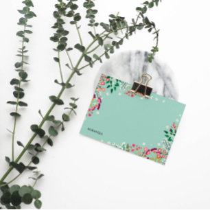 Boho Wildblumen Post-it Klebezettel