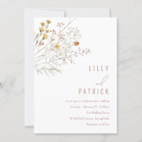 Boho Wildblumen Spring Floral Wedding