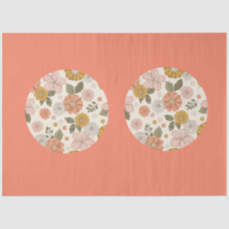 Boho Wildblumen Tissue Paper Seidenpapier