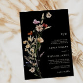 Boho Wildblumen Wedding Einladung