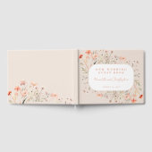 Boho Wildblumen Wedding Gästebuch (Voll)