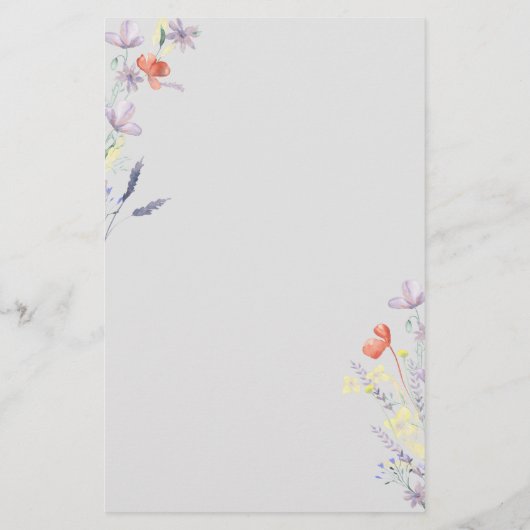 Boho Wildblumen Wie alt war die Braut, um zu spiel (Rückseite)