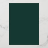 Boho-Wildblumengarten-Abschlussfeier Folieneinladung (Rückseite)