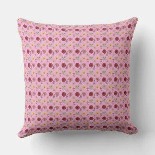 Boho-Wildblumenwiese-Botanischer Druck-Kissen Kissen