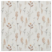 Boho Wilde Unkrautblumen rustikal Stoff (Muster)