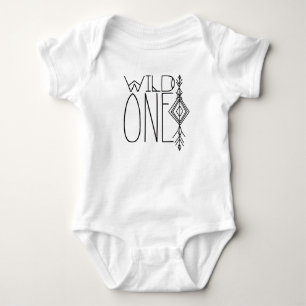 Boho wildes Stammes- Baby Strampler