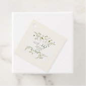 Boho Wildflower Baby in Bloom Baby Shower  Geschenkanhänger (Beispiel)