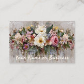 Boho-Wildflower-Blumenarrangement Visitenkarte (Vorderseite)