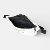 Boho Wildflower Brautjungfer Name Personalisierte  Bauchtasche (Offen)