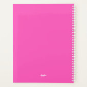 Boho Wildflower Heart 2026 Planner Planer (Rückseite)