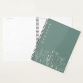 Boho-Wildflower-Personalisiertes Geschenk für Sie Planer (Anzeige)