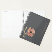Boho Wildflower Personalisiertes Graues Geschenk f Planer (Anzeige)
