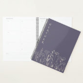 Boho-Wildflower-Personalisiertes-Graues-Geschenk-f Planer (Anzeige)