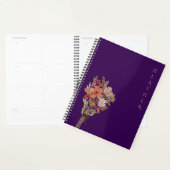 Boho Wildflower Personalisiertes lila Geschenk für Planer (Anzeige)