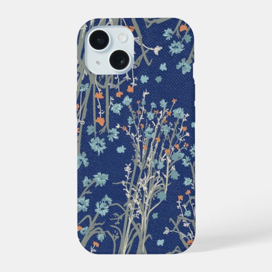 Boho wildflower phone case  iPhone 15 hülle (Rückseite)