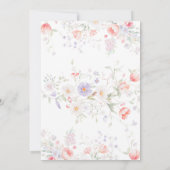 Boho-Wildflower-Torbogen-Foto-Abschluss  Ankündigung (Rückseite)