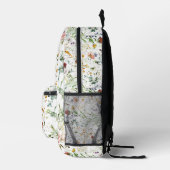 Boho Wildflower Watercolor Spring  Flower Bedruckter Rucksack (Rechts)