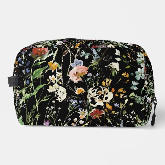 Boho Wildflower Watercolor Spring  Flower Waschbeutel (Vorderseite)