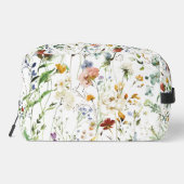 Boho Wildflower Watercolor Spring  Flower Waschbeutel (Rückseite)