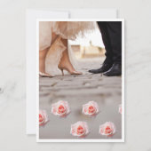 Boho Wildflower Wedding Invitation Einladung (Rückseite)