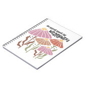 Boho Wildflower You Belong Among The Wildflowers Notizblock (Linke Seite)