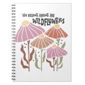 Boho Wildflower You Belong Among The Wildflowers Notizblock (Vorderseite)