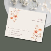 Boho Wildlfower Rustic Outdoor Wedding RSVP