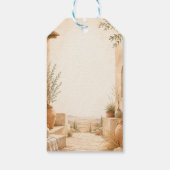 Boho-Willkommens-Hochzeitsgeschenk-Anhänger Geschenkanhänger (Rückseite)