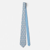 Boho Winter Bloom Neck Tie Krawatte (Vorderseite)