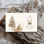 Boho Winter Christmas Baby Shooting Books for Baby Begleitkarte<br><div class="desc">Inspirier eine Liebe zum Lesen von Anfang an mit unseren "Boho Winter Christmas" Büchern für die Baby Enclosure Card. Diese elegante und festliche Karte lädt die Gäste dazu ein, statt einer klassischen Karte ein Buch mit viel Liebe mitzubringen, das Ihrer Babydusche eine sinnvolle und persönliche Touch verleiht. Features: Bezauberndes Design:...</div>