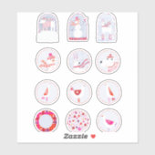 Boho Winter Holiday Aufkleber (Blatt)