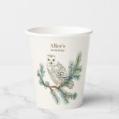 Boho Winter Onederland Birthday Pappbecher (Vorderseite)