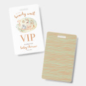 Boho wir können frühes Abwarten Baby-Dusche Ausweis (Front & Back)