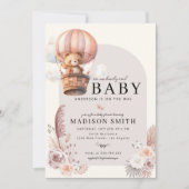 Boho wir können frühes Abwarten Baby-Dusche Einladung (Vorderseite)