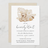 Boho wir können frühes Abwarten Baby-Dusche Einladung (Vorne/Hinten)