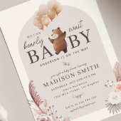 Boho wir können frühes Abwarten Baby-Dusche Einladung