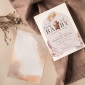 Boho wir können frühes Abwarten Baby-Dusche Einladung