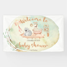 Boho wir können frühes Abwarten Baby Dusche Wellne