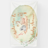 Boho wir können frühes Abwarten Baby Dusche Wellne Banner (Vertikal)