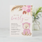 Boho wir können frühzeitig auf die Mädchen-Dusche Einladung (Stehend Vorderseite)