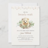 Boho wir können frühzeitig auf die Winter Baby-Dus Einladung (Vorderseite)