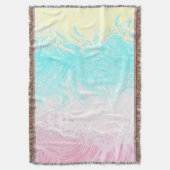 Boho Wirbel Groovy Abstrakt Genderflux Pride Flag Decke (Vorderseite Vertikal)