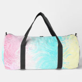 Boho Wirbel Groovy Abstrakt Genderflux Pride Flag Duffle Bag (Vorderseite)