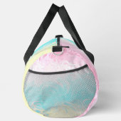 Boho Wirbel Groovy Abstrakt Genderflux Pride Flag Duffle Bag (Rechts)